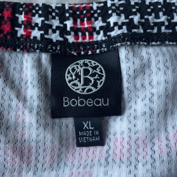 Bobeau Plaid Flared Pencil Skirt - Picture 7 of 10